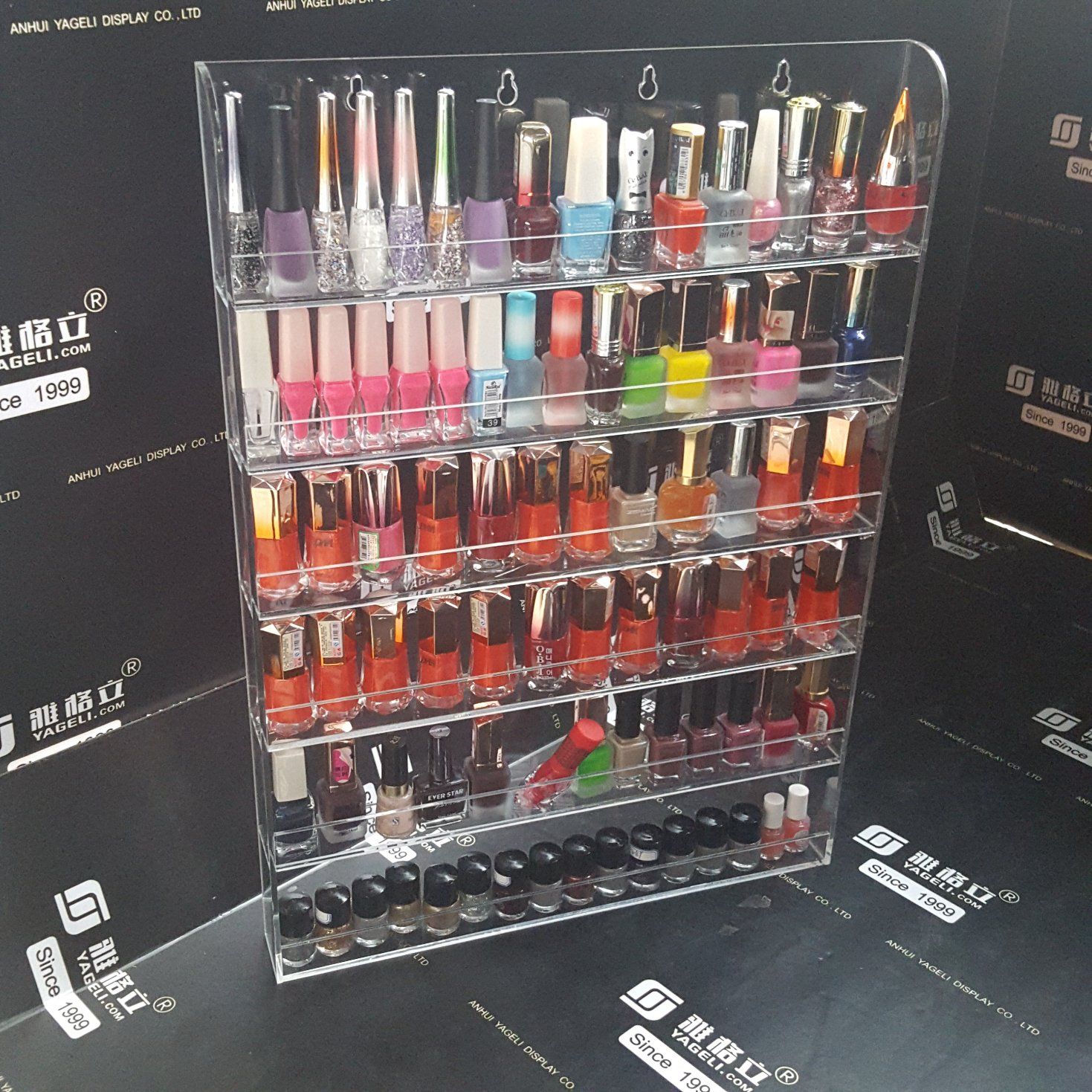 /proimages/2f0j00fytEMQTCjarh/cusom-standish-salon-goods-black-acrylic-nail-polish-display-rack.jpg