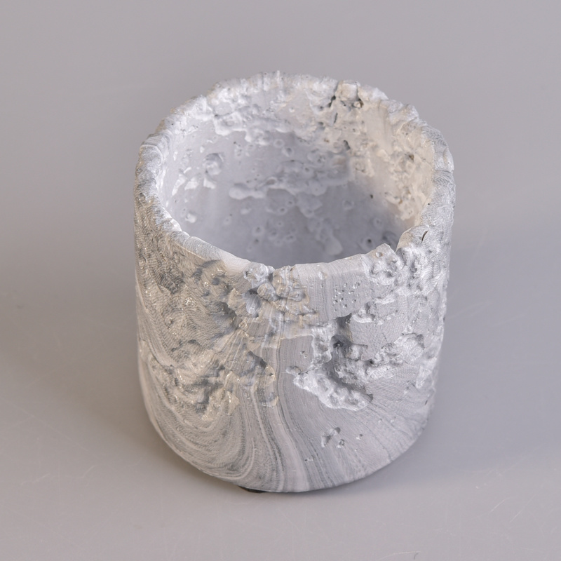 6oz Hydrographics Transfer Printing Concrete Candle Holder