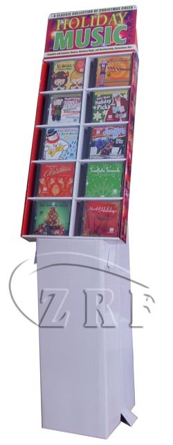 100% Paper Board Printed Display Shelf