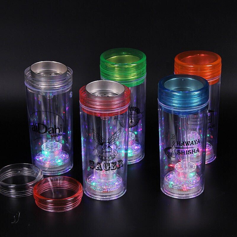 Mini Plastic Material Bottle Cup Hookah