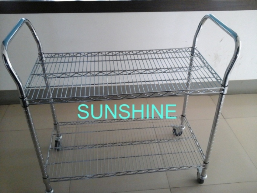 Chrome Wire Shelving