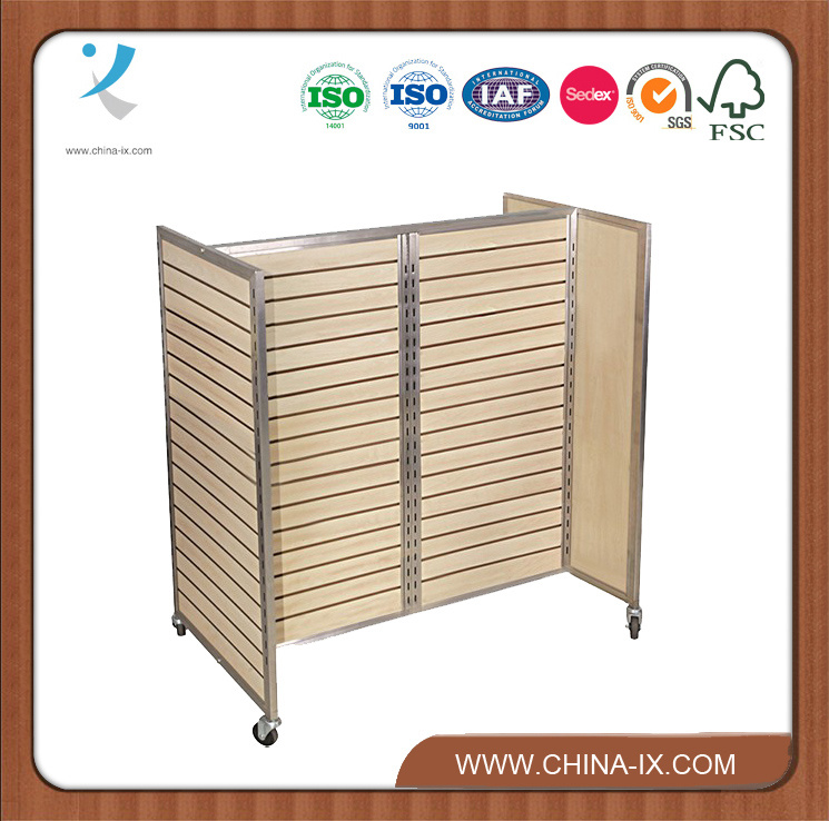 Customized Framed Slatwall Gondola H Unit Merchandiser