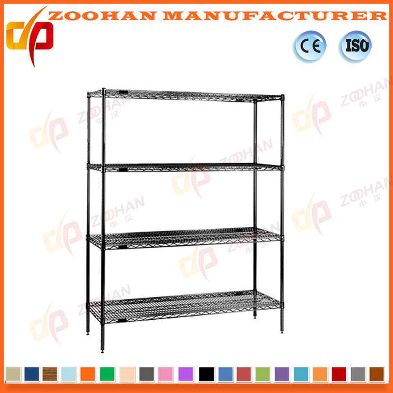 Metal House Office Wire Shelves Storage Display Rack (ZHw164)