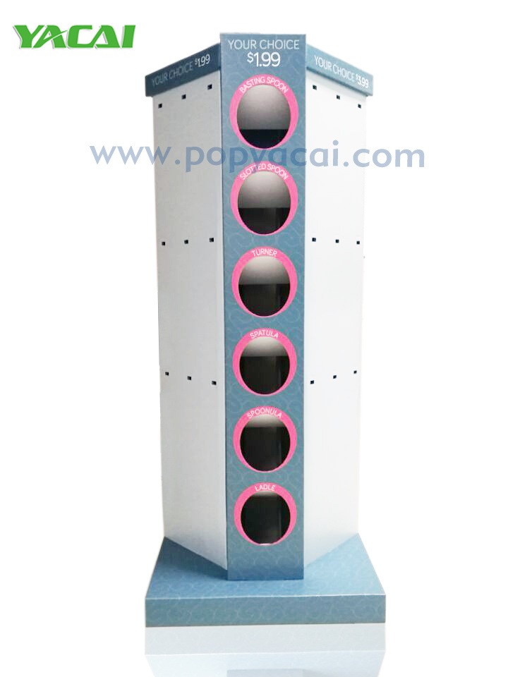 Cardboard Floor Display Stand, Cardboard Pop Display Stand Rack