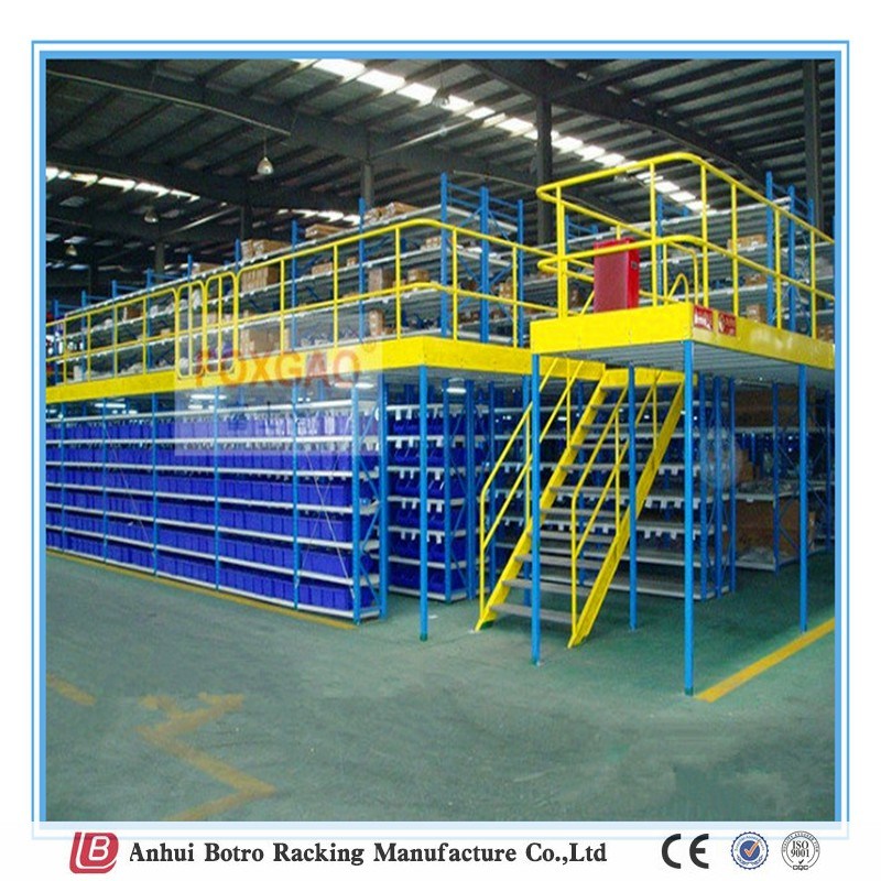 China Selective Heavy Type Mezzanine Storage Metal Racking