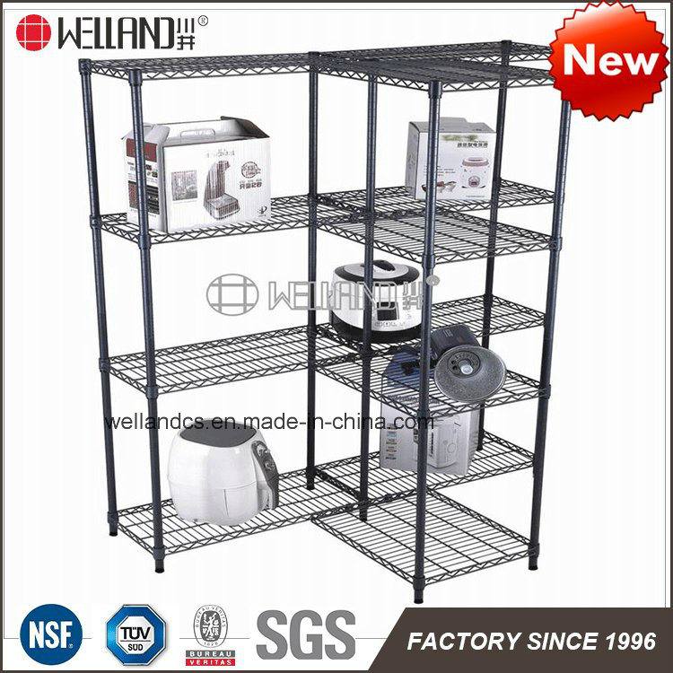 Professional Adjustable T Shaped Series 500lbs NSF Steel Warehouse Rack Shelving