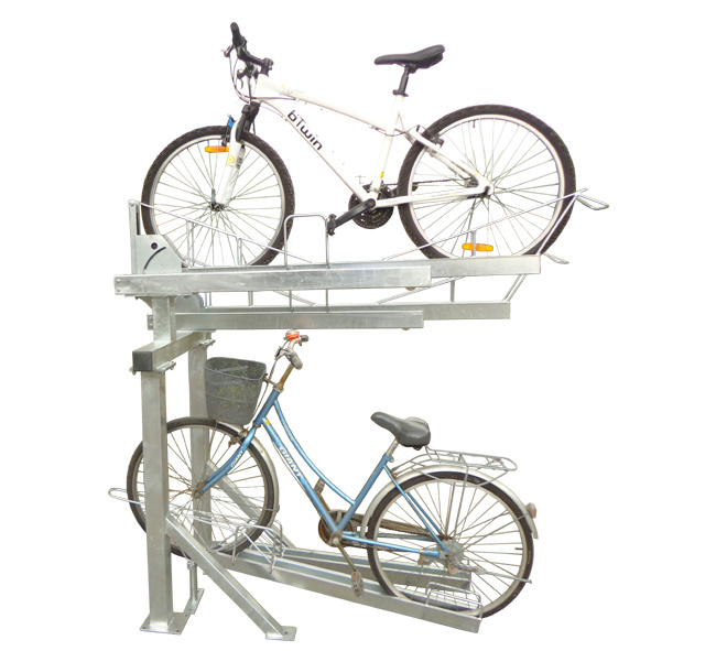 Compact Double Decker Bike Racks