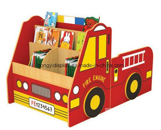 Book Shelf Floor Stand with Car Stylish