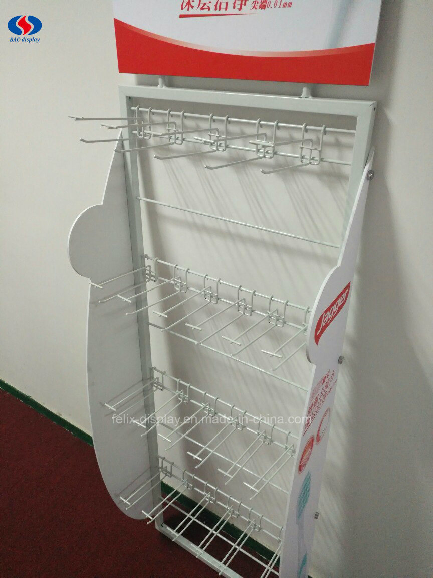 Custom Design Supermarket Store Chain Store Toothbrush Toothpaste Shelf Hook Display Rack