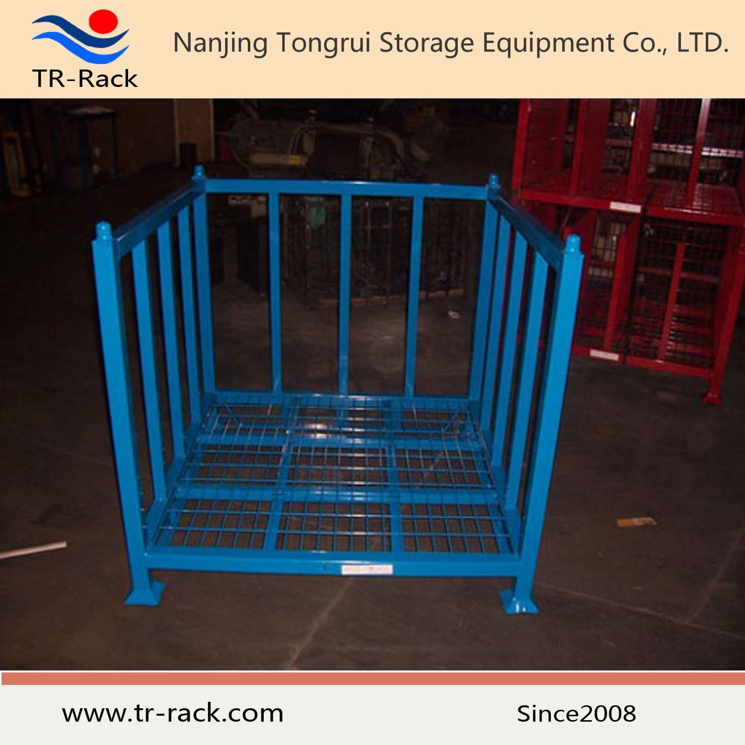 Heavy Duty Movable Industrial Storage Stacking Rack