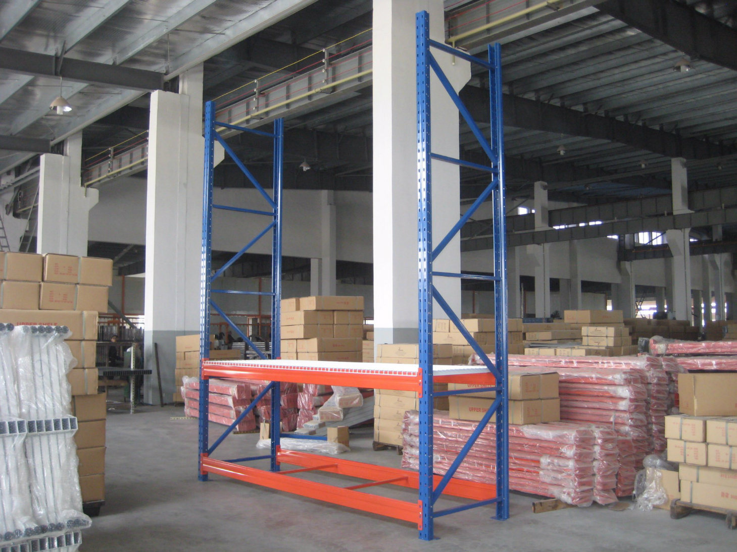 Heavy Duty Warehouse Storage Rack with Wire Mesh Board