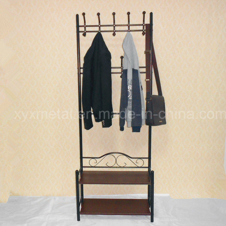 Living Room Furniture Metal Bag Clothes Garment Coat Hanger Shoe Rack