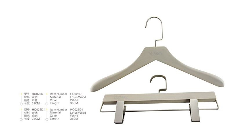 Lotus Wood Hanger, Wooden Hanger, Cloth and Pants Hanger