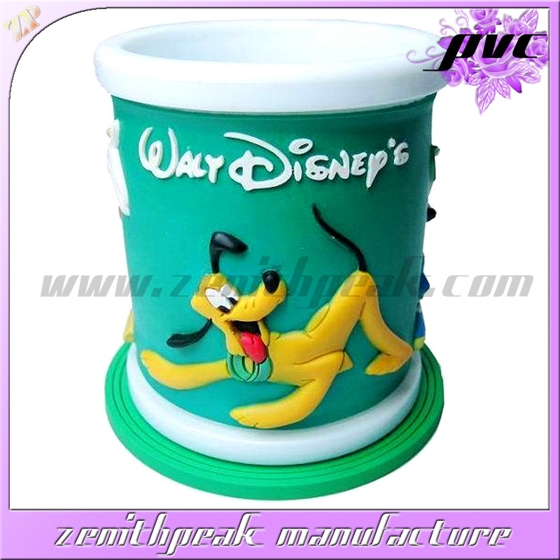 2018 Custom Colorful Sea Life Animal 3D PVC Plastic Mug/Mark Cup