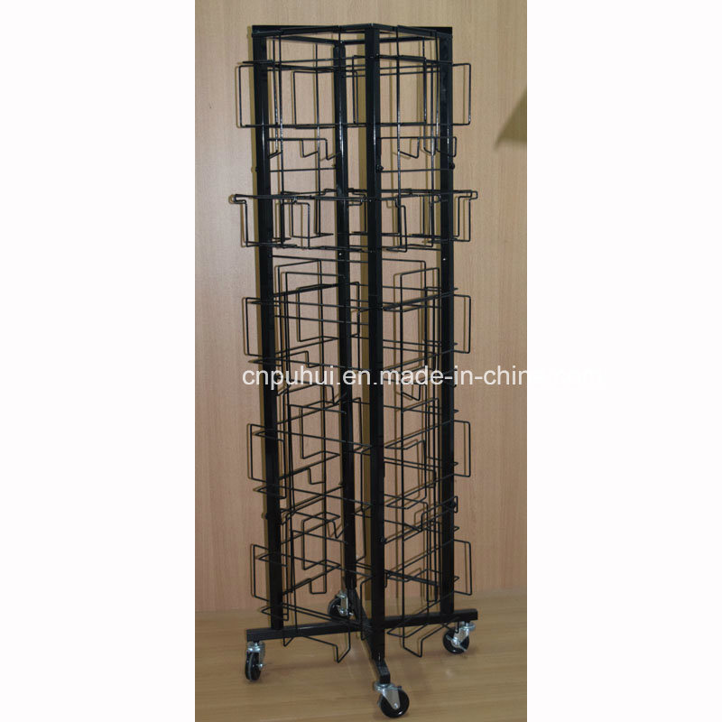 American Style 24 Pocket Rolling Frames Display Rack (PHY2047)