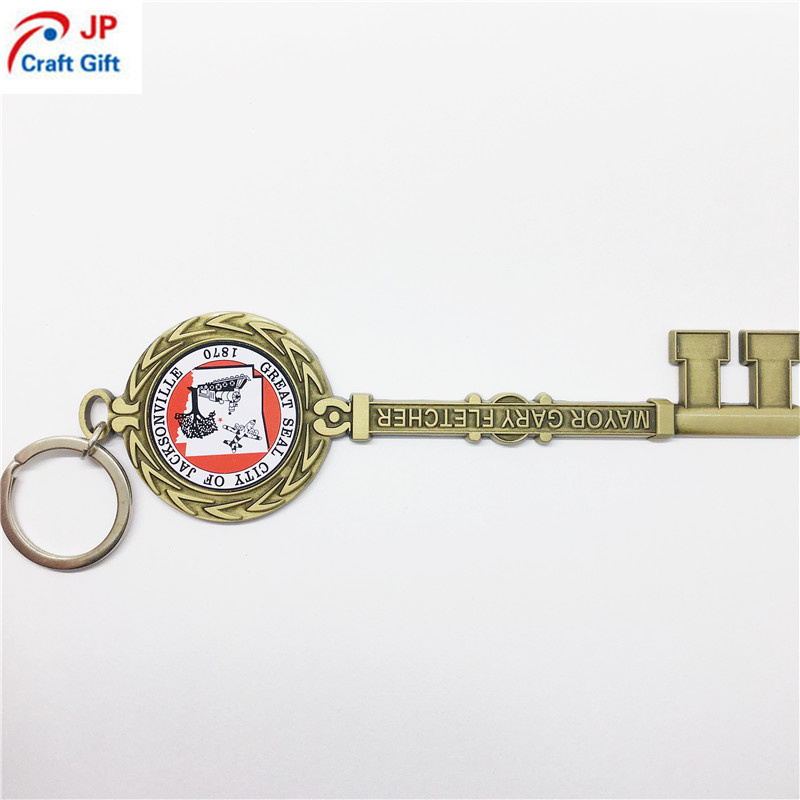 Customized High Quality Keychain with Key Shape