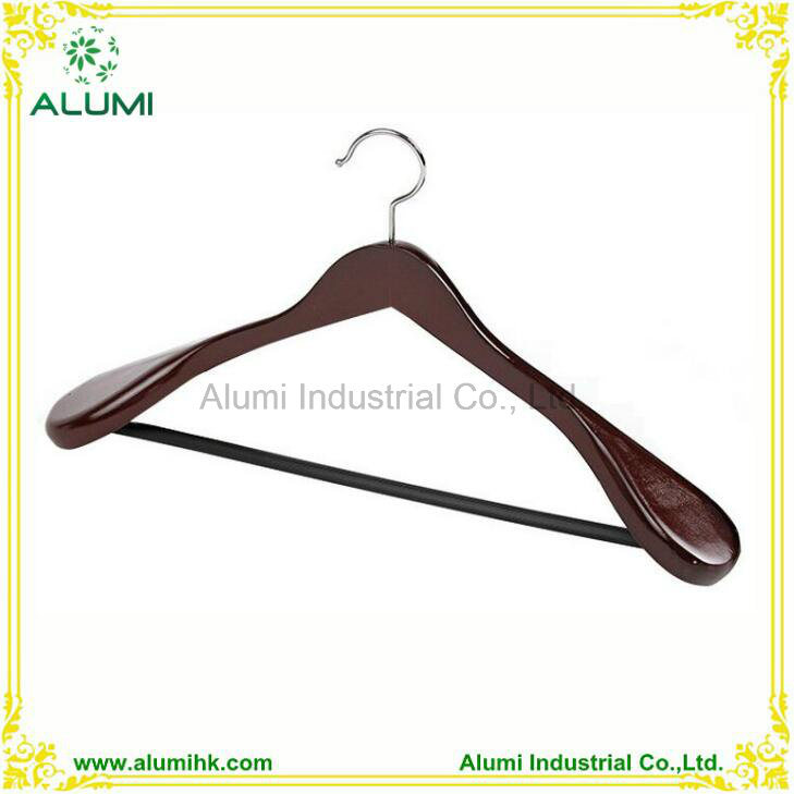 Hotel Wooden Coat Hanger Broad Shoulder Hanger