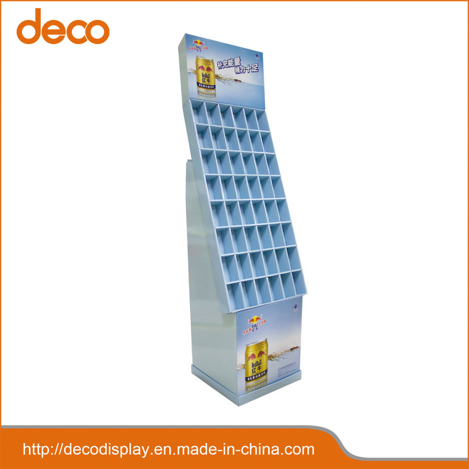 Beverage B-Flute Paper Display Racks for Red Bull