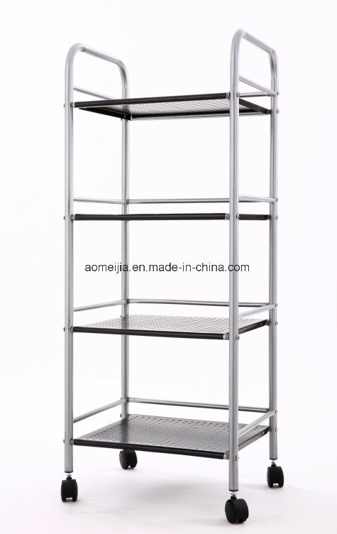 Durable Metal Wire Shelf / Wire Display Racks for Kitchen Practical Use Push Smoothly