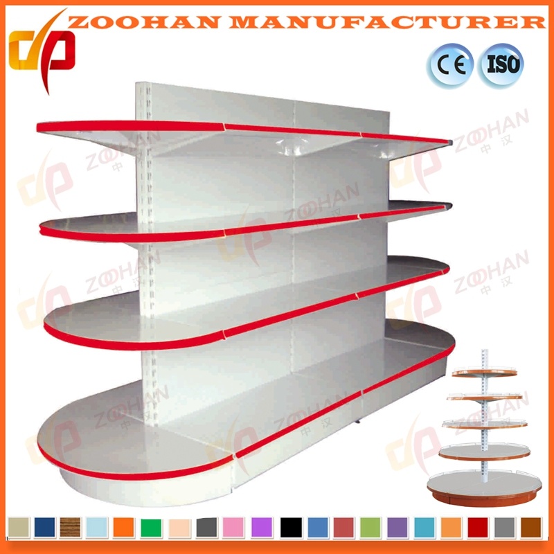 Half Round Metal Supermarket Display Shelf Shelving Display Rack (Zhs25)