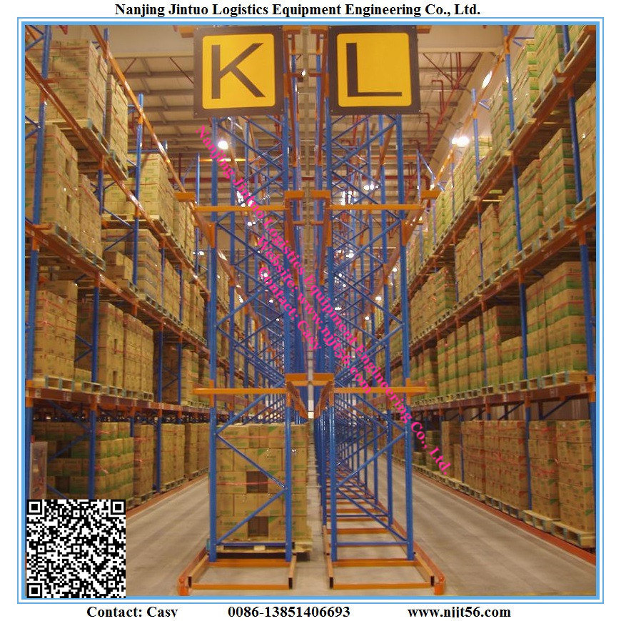 Heavy Duty Steel Drive-in Pallet Racking for Warehouse Storage