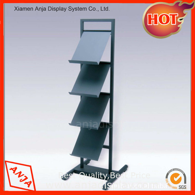 Metal Magazine Display Rack Modern Retail Fixtures