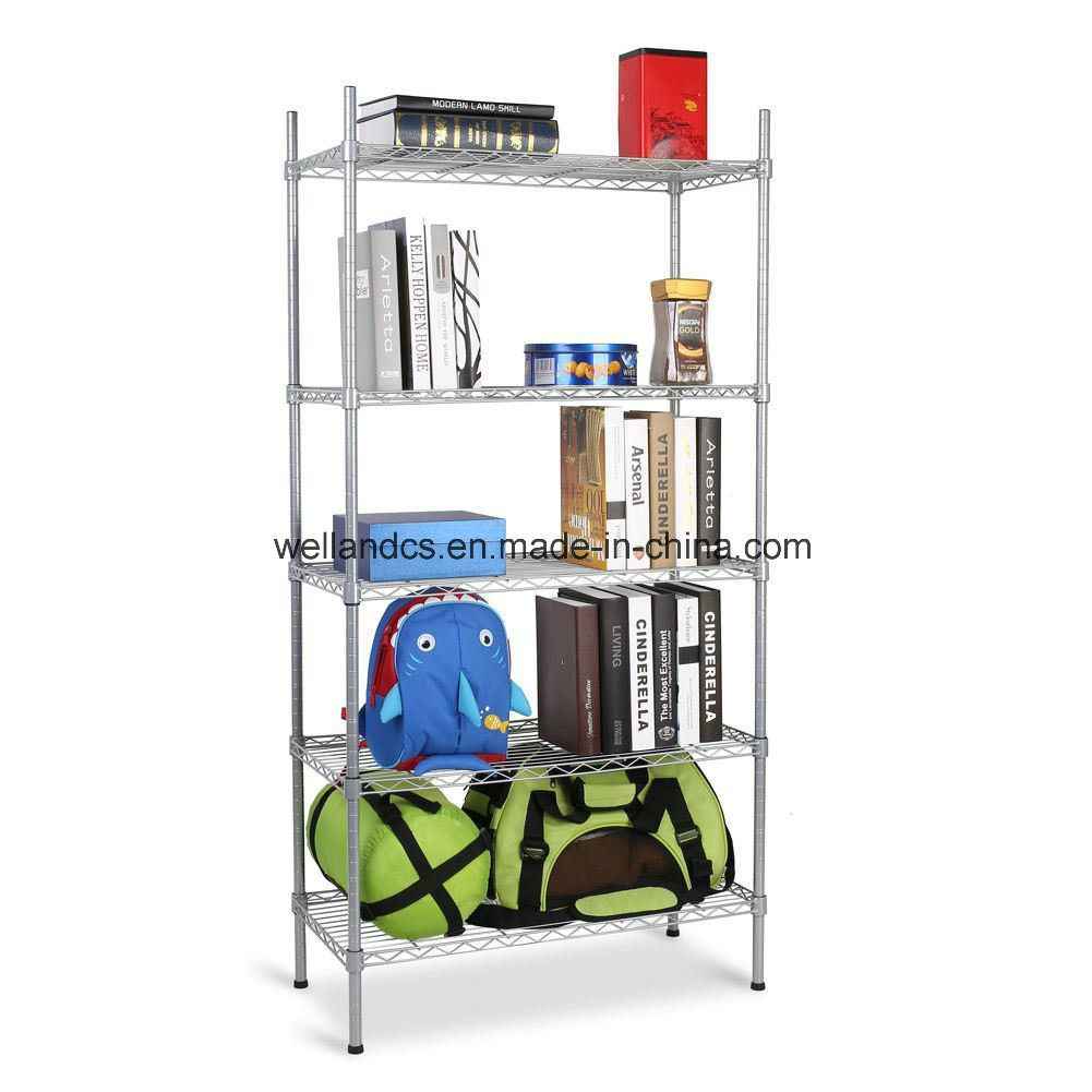 DIY 5 Tier Heavy Duty NSF Epoxy Home Sundires Steel Storage Wire Rack Shelving