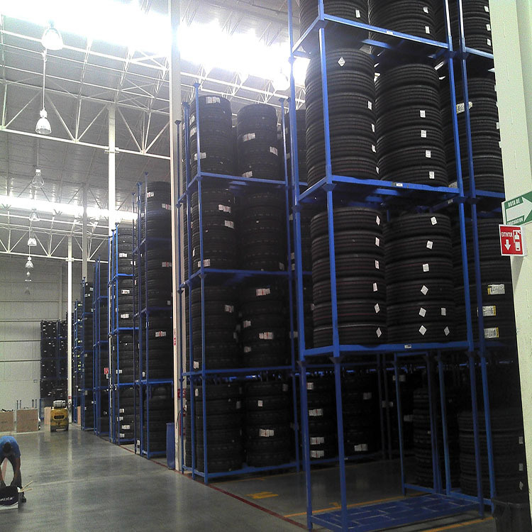 Tire Racking Shelf Warehouse Vertical Tyre Storage Rack