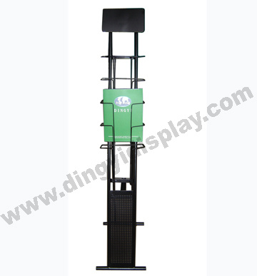 Lightweight Floor Standing Brochure Stand Pamphlet Display Rack