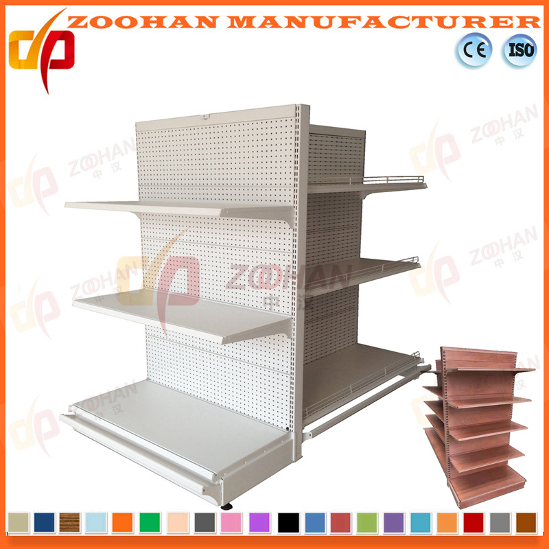 Factory Customized Supermarket Gondola Display Shelf (Zhs454)