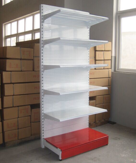 Display Punched Supermarket Equipment Shelf