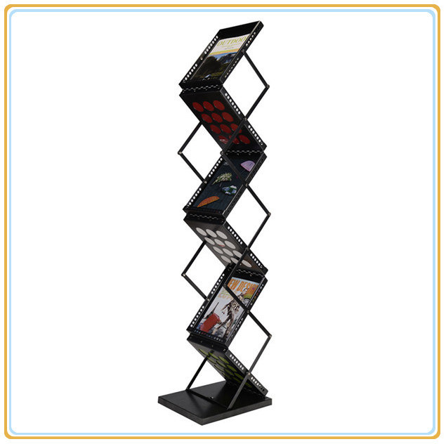 A4 Pop up Brochure Holder Metal Foldaway Magazine Rack