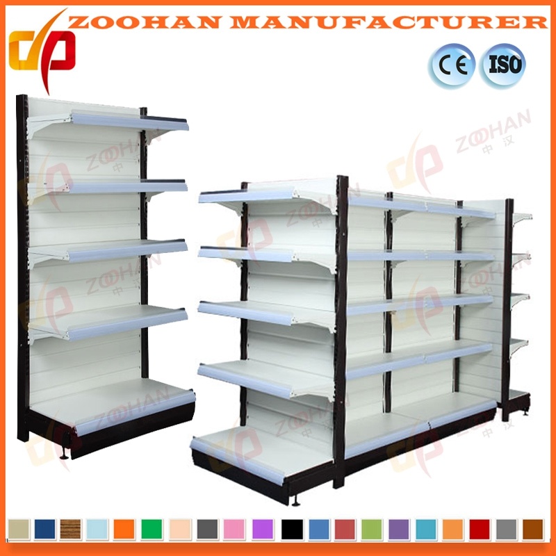 Metal Wall Shelving Supermarket Gondola Display Racking Shelves System (Zhs432)