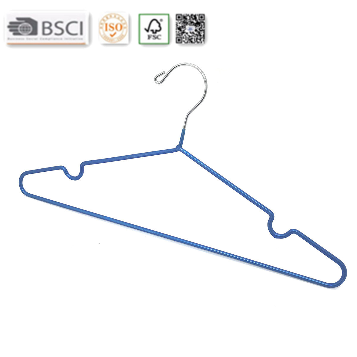 Hh Brand Plastic Covered Metal Hanger, Cloth Hanger