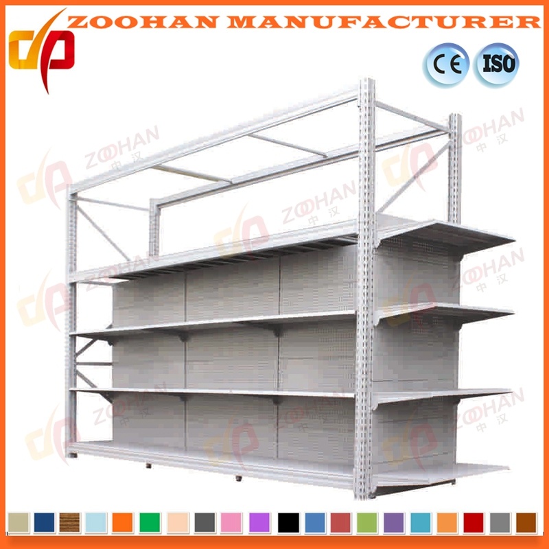 Double Sided Gondola Supermarket Display Shelf Rack for Warehouse (Zhs14)