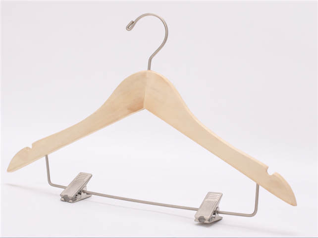 Natural Color Wooden Children Hanger Beech Kids Wood Coat Hanger