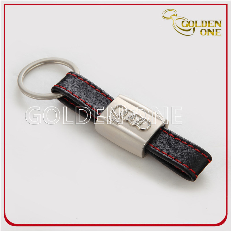 Professional Custom Car Logo Metal & Leather Key Holder