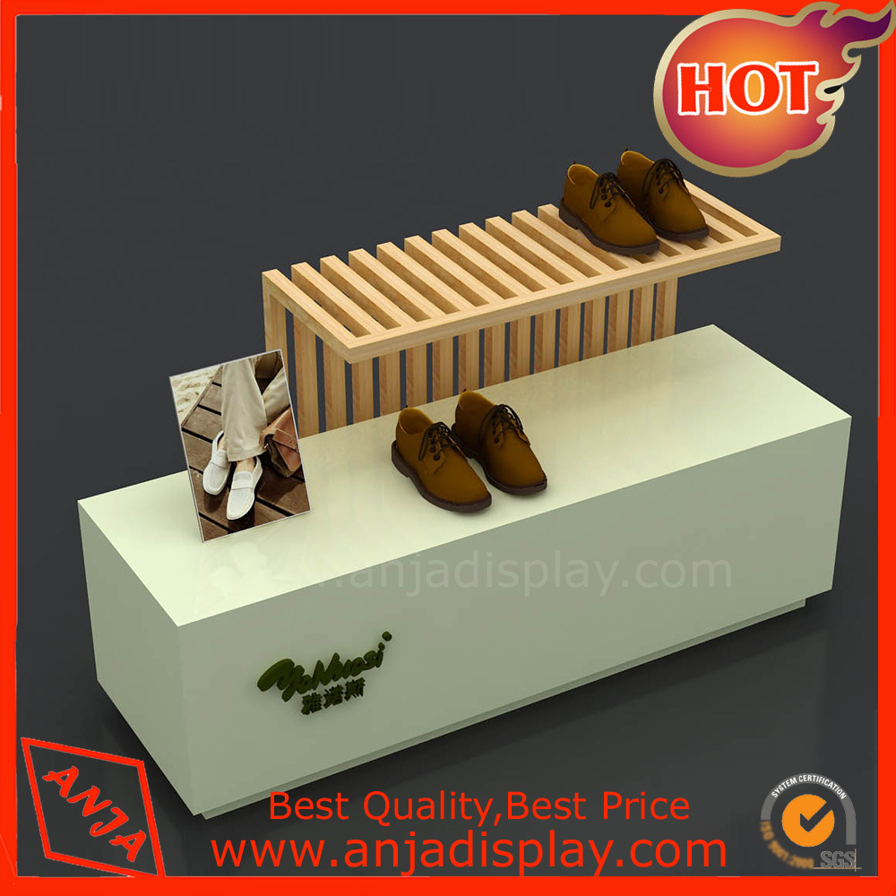 Wooden Shoes Table Display for Store