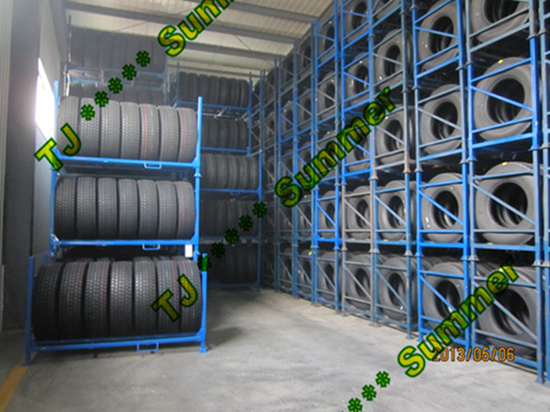 Commercial Truck Storage Display Warehouse Tire Rack