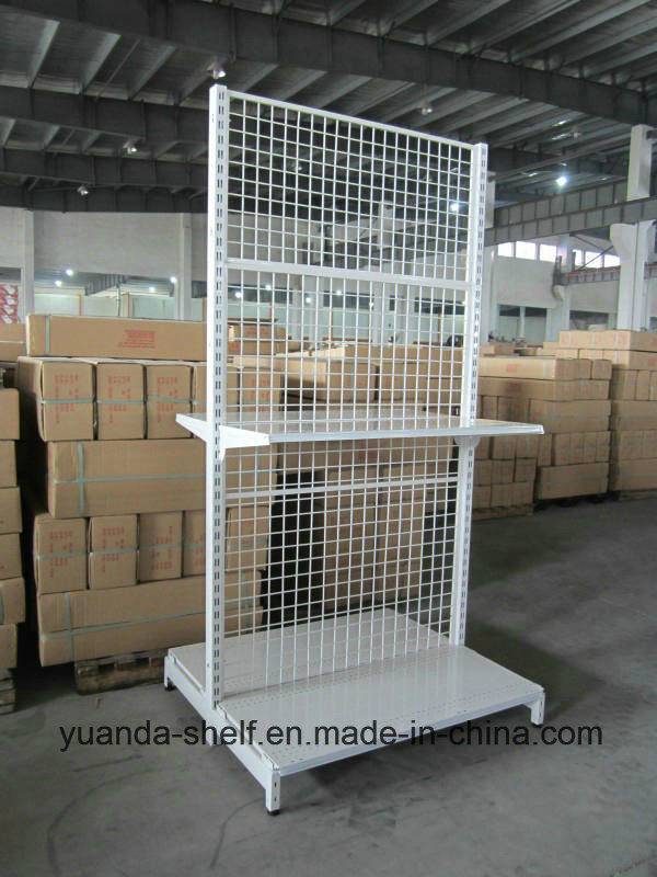 Supermarket Shelf with Back Wire Panel