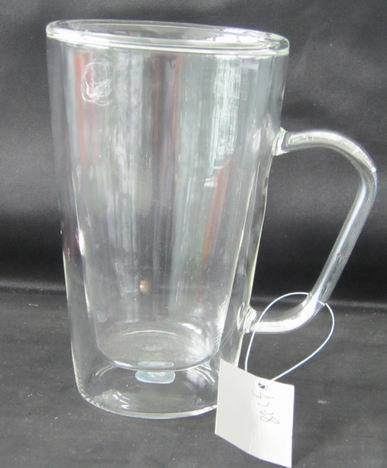 Double Wall Glass Cup for Beer