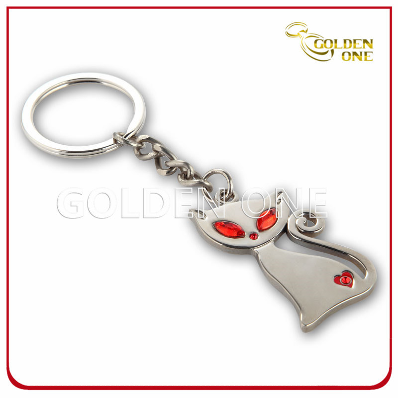 Promotion Pearl Nickel Plating Fox Shape Metal Key Holder