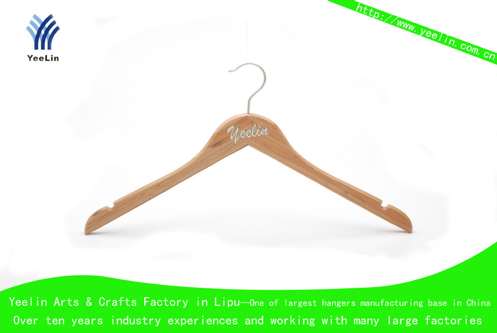 Water Proof Bamboo Hanger for Retailer, Clothes Shop