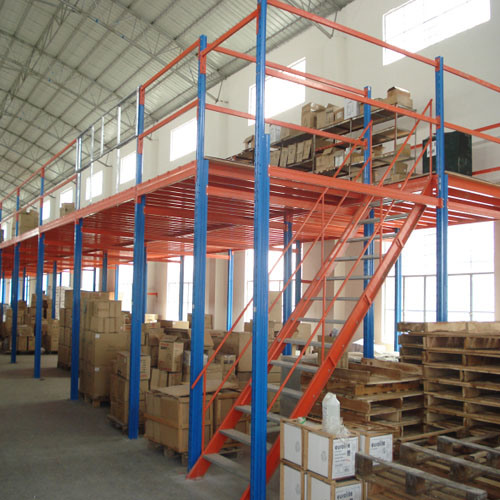 Mezzanine Floor Steel Rack for Warehouse Mezzanine Floor