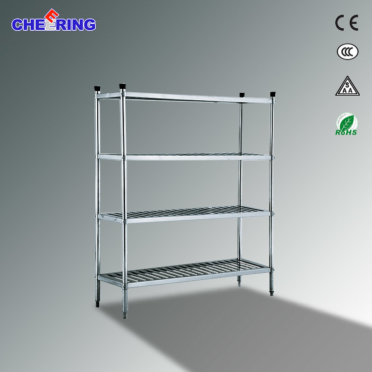 Hot Sale 1.2m1.5m2.0m Knockdown 4-Layer Shelf