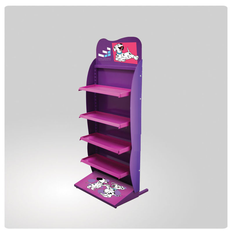 Retail Flooring Metal Candy Displays Rack