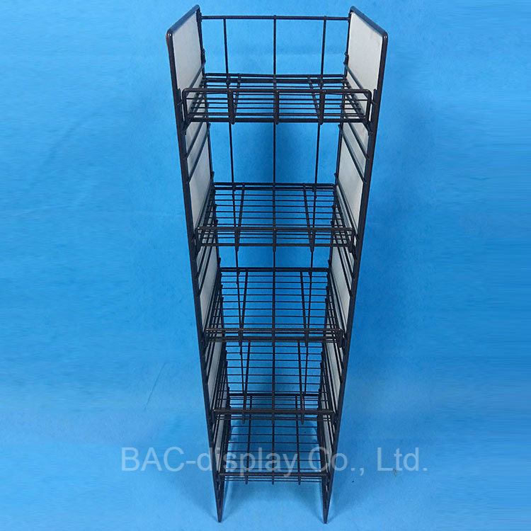 New Simple Customizable 5 Layer Iron Wire Debris Shelf Metal Cake Display Rack