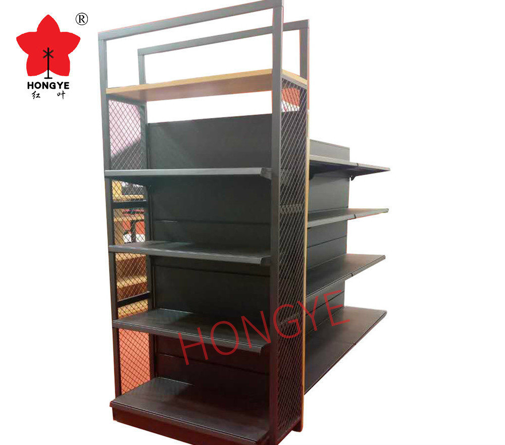 Double Sides Metal Supermarket Shelf (HY-111)