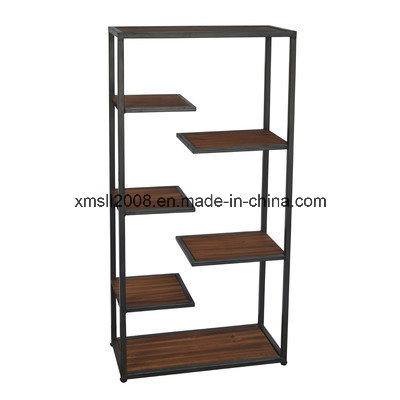 Metal Wood Shelf Display Rack with Ce G-S-R 02