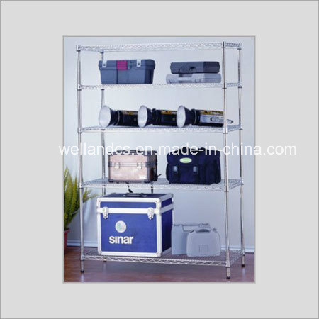 Commercial Chrome Wire Shelving Rack